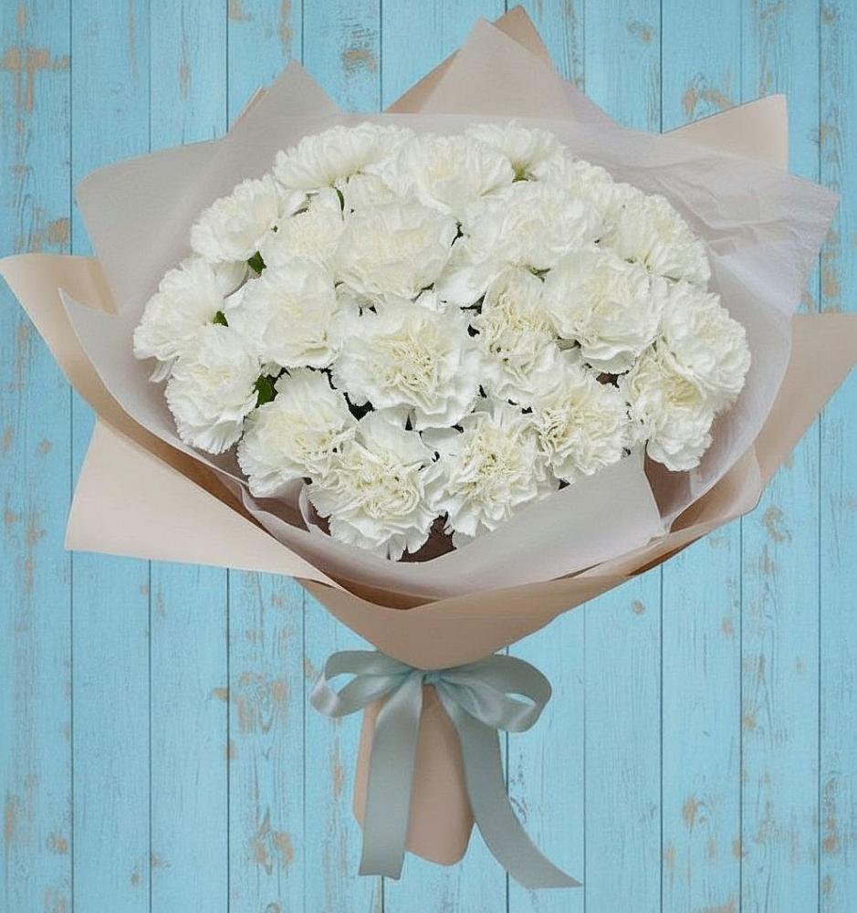 Букет цветов из: Гвоздики в Ивантеевке