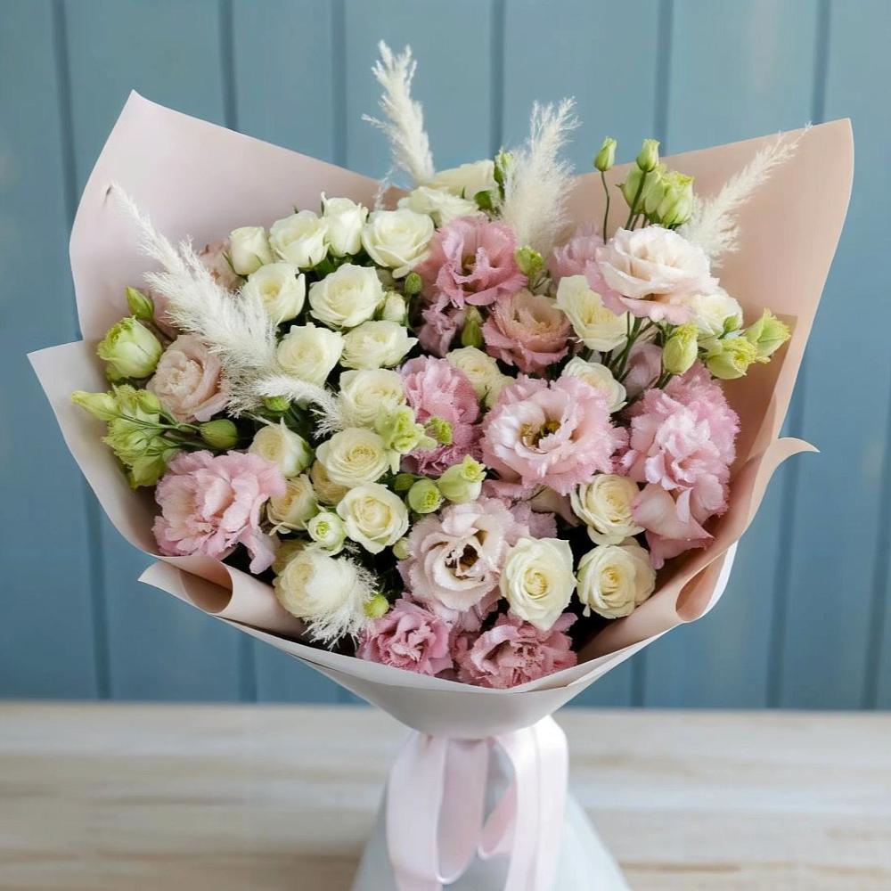 Букет цветов из: Альстромерии и Розы в Ивантеевке