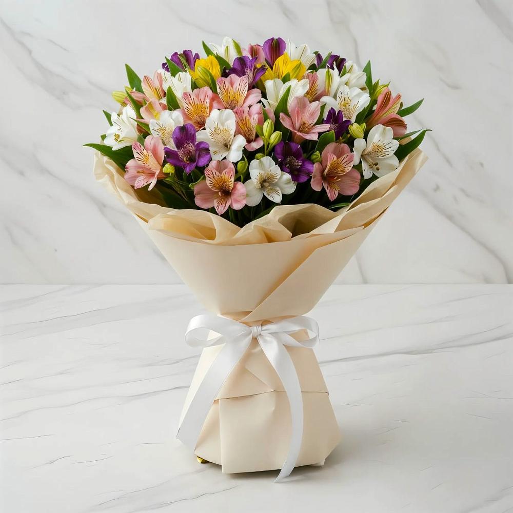 Букет цветов из: Альстромерии в Ивантеевке