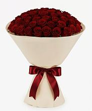Букет 101 Бордовая роза Блэк Бакарра в Ивантеевке