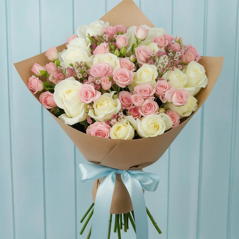 Букет цветов из: Розы в Ивантеевке