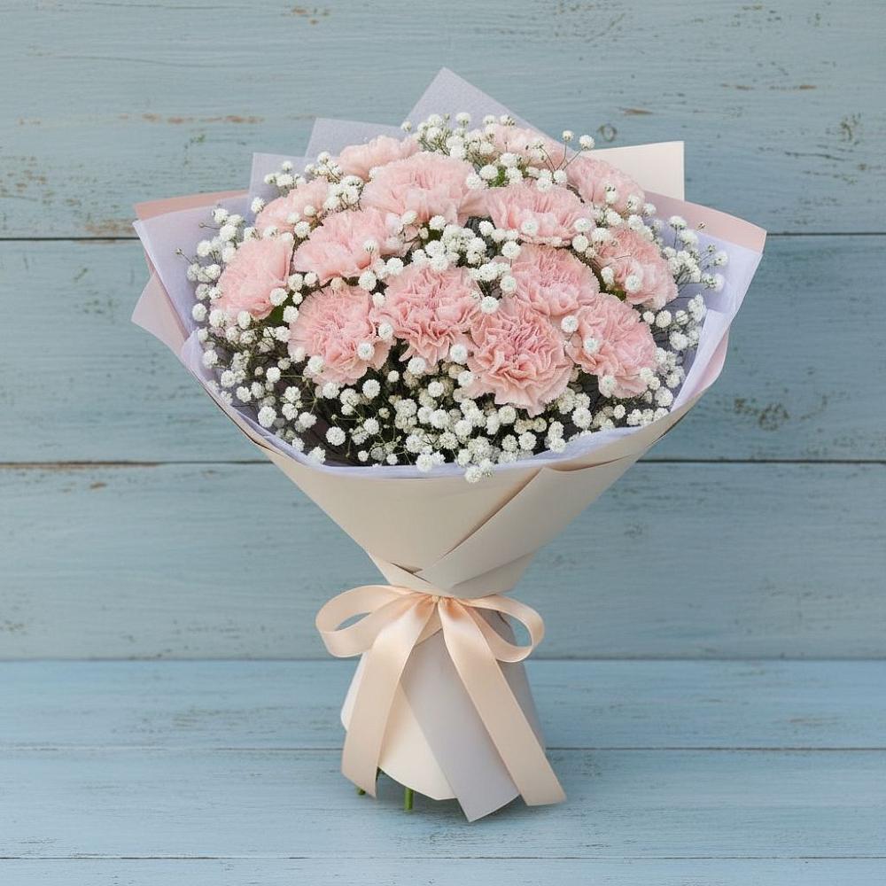 Букет цветов из: Гвоздики в Ивантеевке