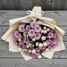 Букет цветов из:  Розы и Хризантемы #REPLACE_PRED# Ивантеевке