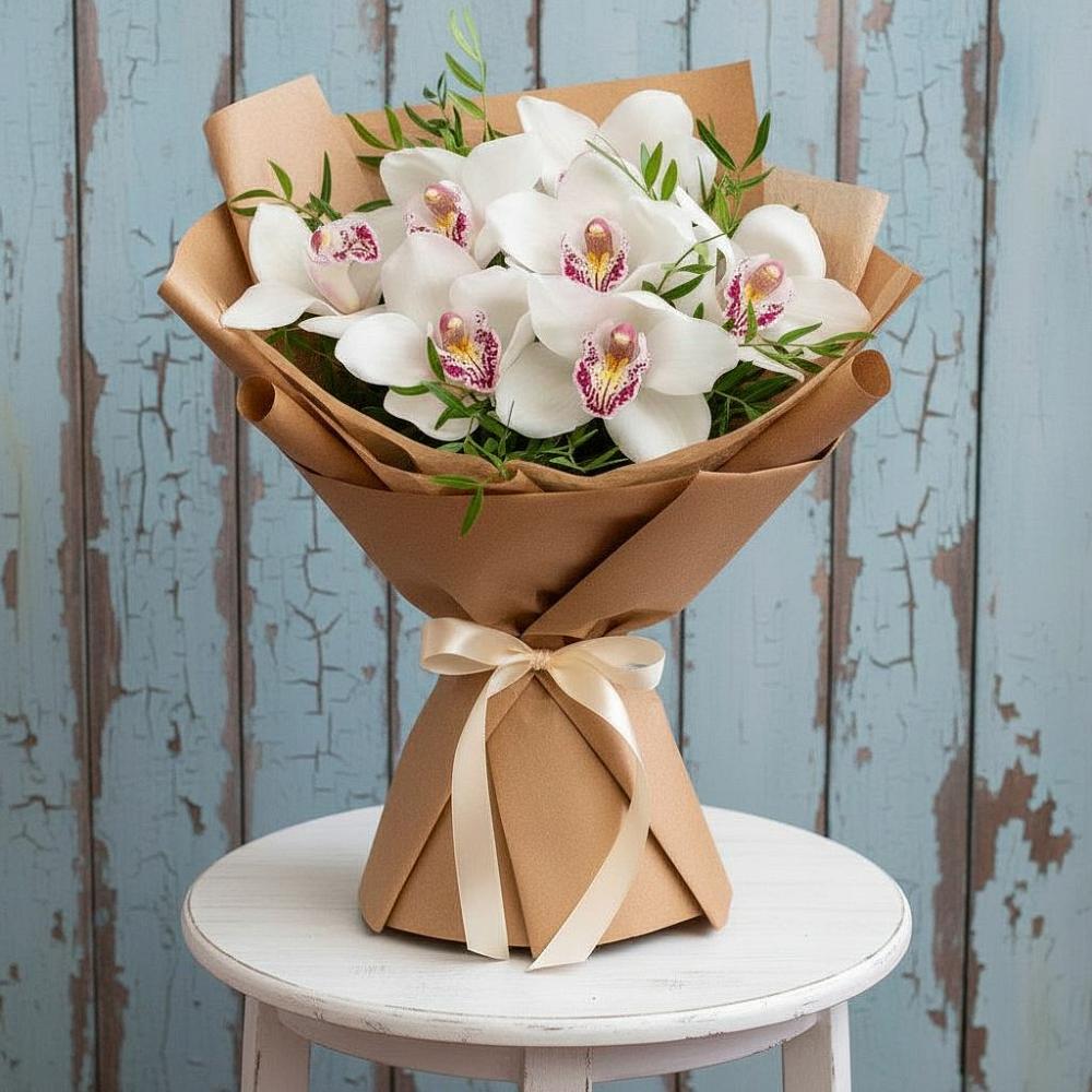Букет цветов из: Орхидеи и Розы в Ивантеевке