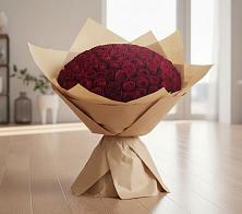Букет 101 Красная роза в Ивантеевке