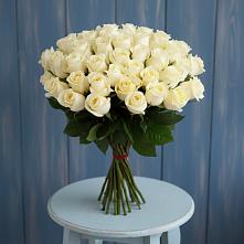 Букет 51 Белая роза Эдлесс Лав #REPLACE_PRED# Ивантеевке