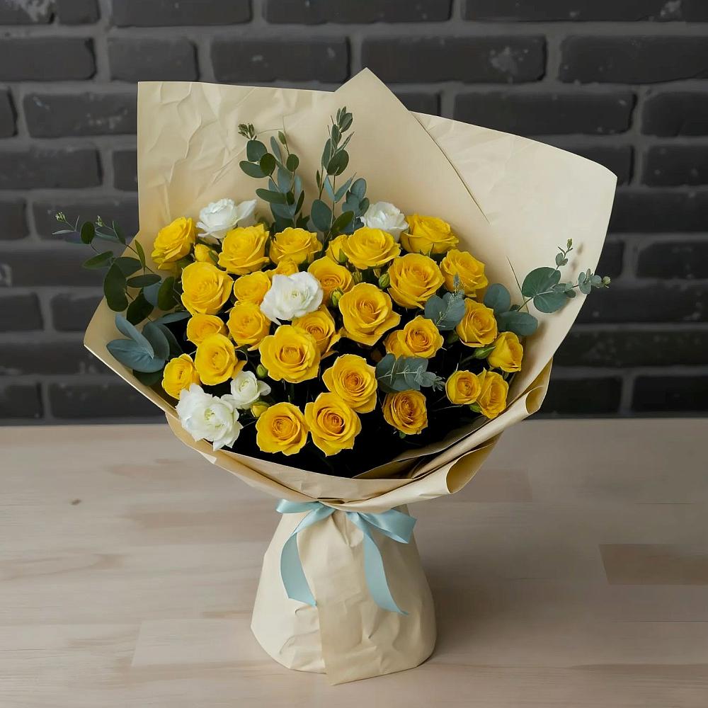 Букет цветов из: Розы в Ивантеевке