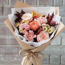 Букет цветов из:  Гвоздики, Хризантемы и Розы #REPLACE_PRED# Ивантеевке