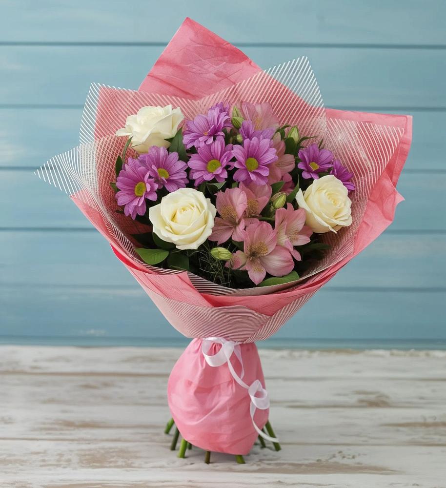 Букет цветов из: Герберы в Ивантеевке