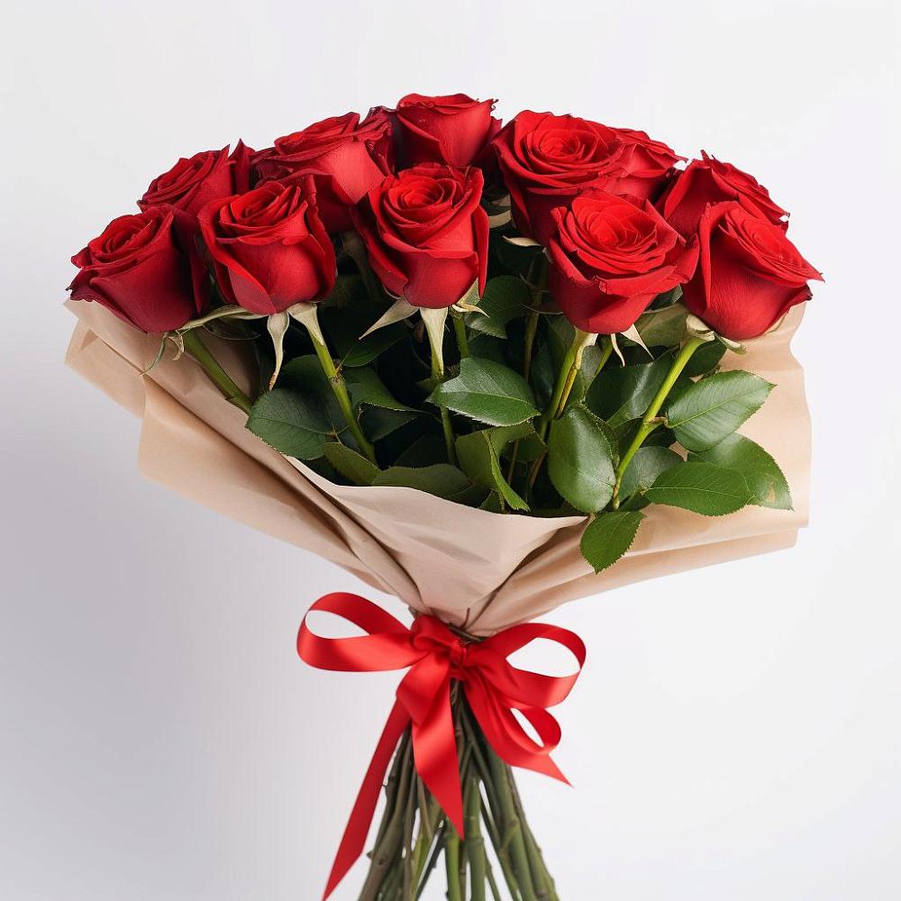 Букет 11 Красных роз Эдлесс Лав в Ивантеевке